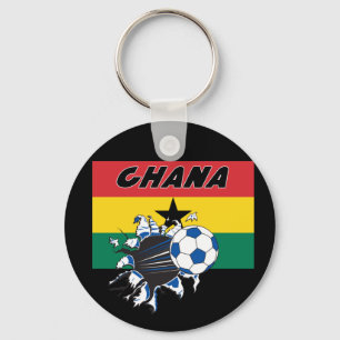 Ghana Soccer Futbol sleutelhanger