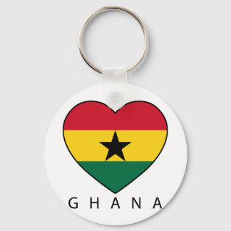 Ghana Soccer Heart "GHANA"-Herz Sleutelhanger