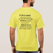 Ghana Soccer T-shirt (Achterkant)