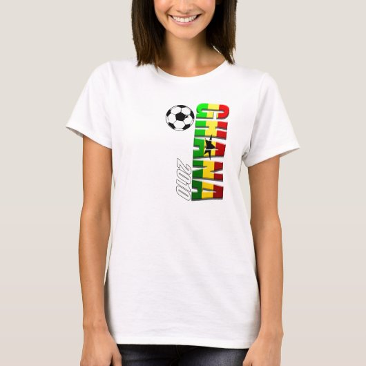 Ghana Soccer T-shirt (Voorkant)