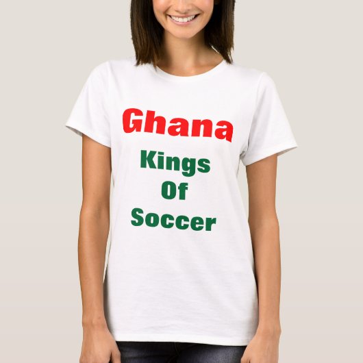 Ghana soccer t-shirts (Voorkant)
