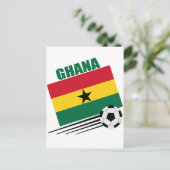Ghana Soccer Team Briefkaart (Staand voorkant)