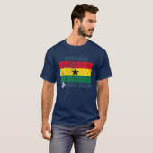 Ghana Soccer Team Flag 2022 Supporter Ghanaian T-shirt (Voorkant volledig)