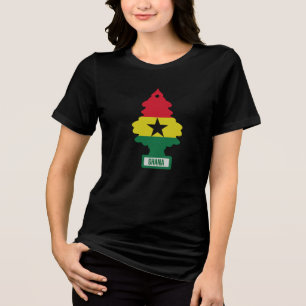 GHANA Speciale Gift Zwarte Toeristische Klassieker Tri-Blend Shirt