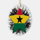 Ghana Star Keramisch Ornament (Rechts)