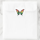 Ghana Swallowtail Vlinder Vlag Sticker (Tas)