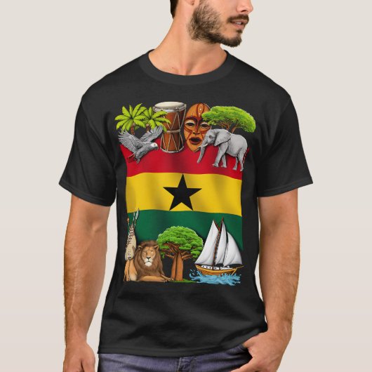 Ghana T-shirt (Voorkant)
