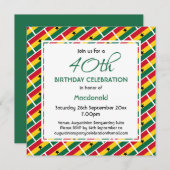 GHANA VLAG Aangepaste Verjaardag Viering Kaart (Voorkant / Achterkant)