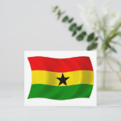 Ghana Vlag Ansichtkaart Briefkaart (Staand voorkant)