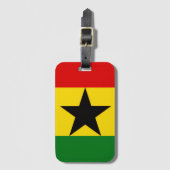 Ghana Vlag Bagagelabel (Voorkant (verticaal))