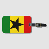 Ghana Vlag Bagagelabel (Voorkant (horizontaal))