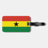 Ghana vlag bagagelabel (Achterkant horizontaal)