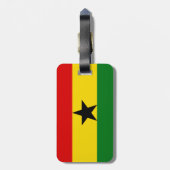 Ghana Vlag Bagagelabel (Achterkant verticaal)