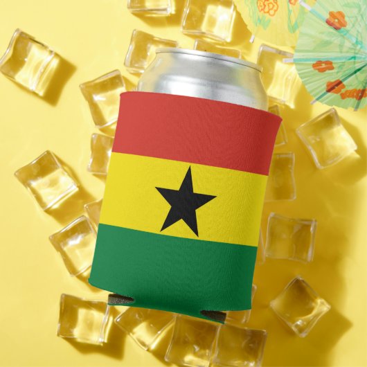 Ghana vlag blikjeskoeler (Insitu Zomer)
