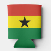Ghana vlag blikjeskoeler (Achterkant)
