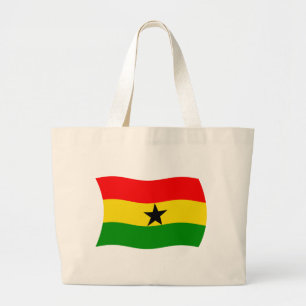 Ghana Vlag Boodschappentas Grote Tote Bag