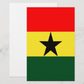 Ghana vlag briefpapier (Voorkant / Achterkant)