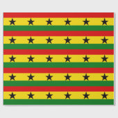Ghana Vlag Cadeaupapier (Vlak)