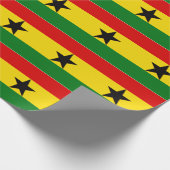 Ghana Vlag Cadeaupapier (Hoek)