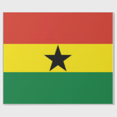 Ghana vlag cadeaupapier (Vlak)