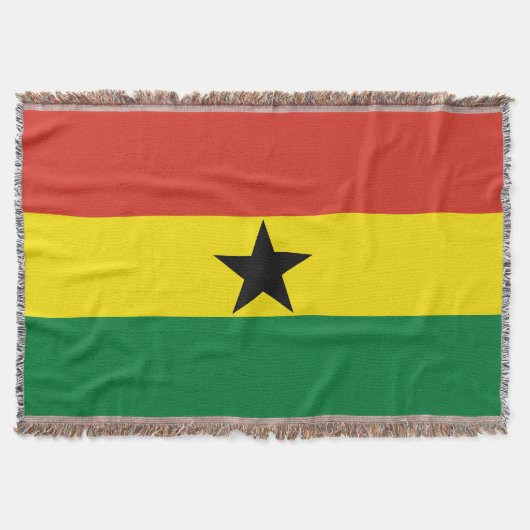 Ghana vlag deken (Voorkant)