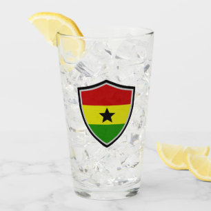 Ghana vlag glas