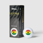 Ghana vlag golfballen (Verpakking)