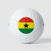 Ghana vlag golfballen (Voorkant)