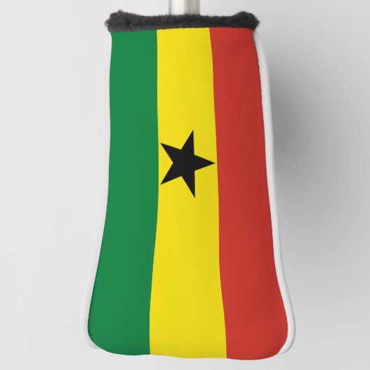 Ghana vlag golfheadcover (Draai 90)