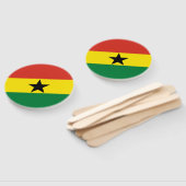 Ghana vlag handwaaier (Niet-gemonteerd)