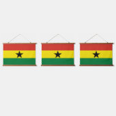 Ghana vlag hangend wandkleed (Driedubbel)