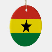 Ghana vlag keramisch ornament (Rechts)