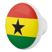 Ghana vlag keramische knop (Rechts)