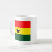 Ghana vlag koffiemok (Voorkant links)