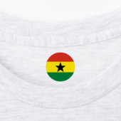 Ghana vlag labels (Aangebracht)