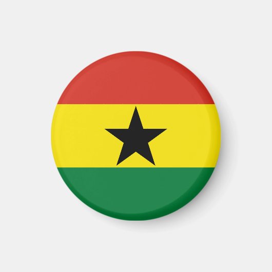 Ghana vlag magneet (Voorkant)