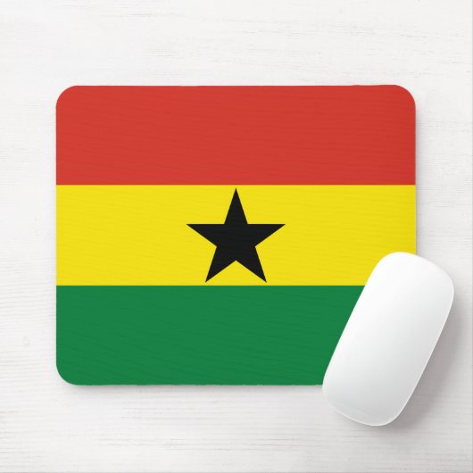 Ghana vlag muismat (Met muis)