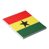Ghana vlag notitieblok (Schuin)