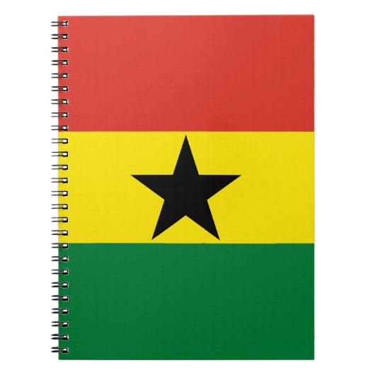Ghana vlag notitieboek (Voorkant)