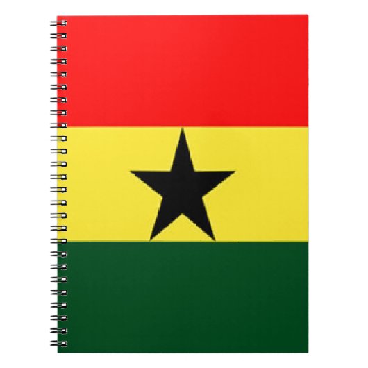 Ghana vlag notitieboek (Voorkant)