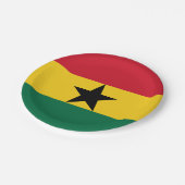 Ghana Vlag Papieren Bordje (Gekanteld)