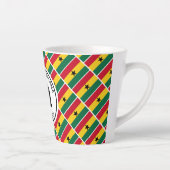 GHANA VLAG Patriottisch  Latte Mok (Rechts)