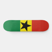 Ghana vlag persoonlijk skateboard (Horizontaal)
