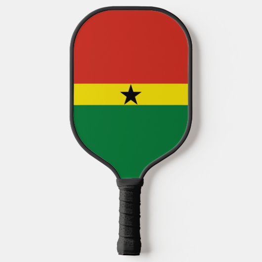 Ghana vlag pickleball paddle (Achterkant)