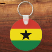 Ghana vlag sleutelhanger (Achterkant)