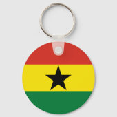 Ghana vlag sleutelhanger (Achterkant)