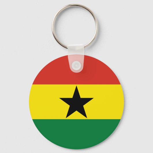 Ghana vlag sleutelhanger (Achterkant)