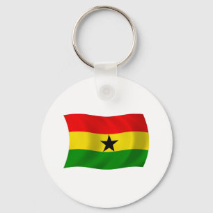 Ghana Vlag Sleutelhanger