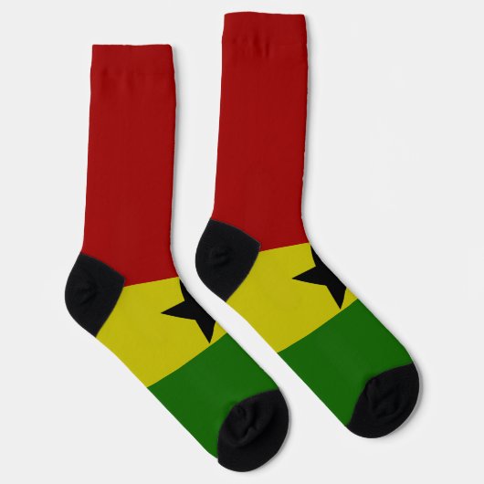 Ghana vlag sokken (Rechts)