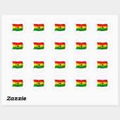 Ghana Vlag Sticker (Vel)